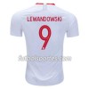 Camisetas Polonia Robert Lewandowski 9 Primera Equipacion Mundial 2018